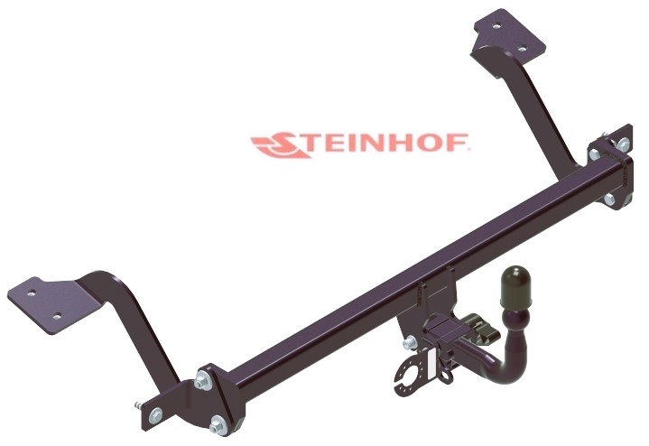 C-065 Afneembare trekhaak Peugeot Partner II (L 4380mm) tussen bouwjaar 2008 en 06/2018