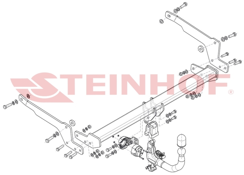 M-069 Afneembare trekhaak Mazda CX-60 SUV vanaf bouwjaar 2022