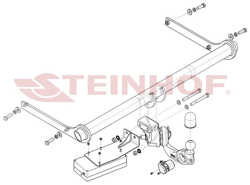 S-316 Elektrisch wegklapbare trekhaak Skoda Scala Hatchback 5D vanaf bouwjaar 2018