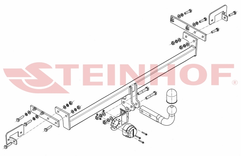 S-380 Vaste trekhaak Suzuki Celerio Hatchback tussen 2014 en 2021