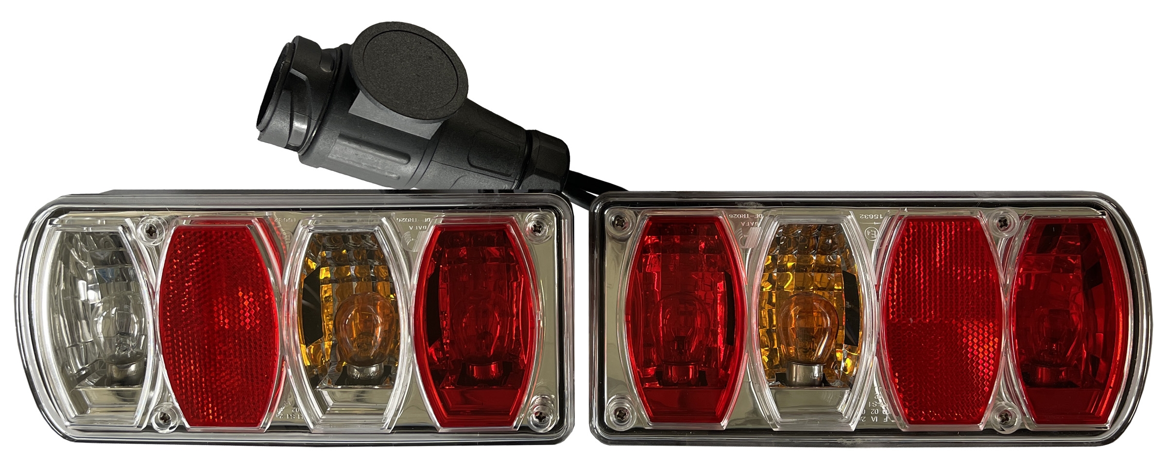 SMB-A7 Lampenset links en rechts voor de standaard fietsendrager