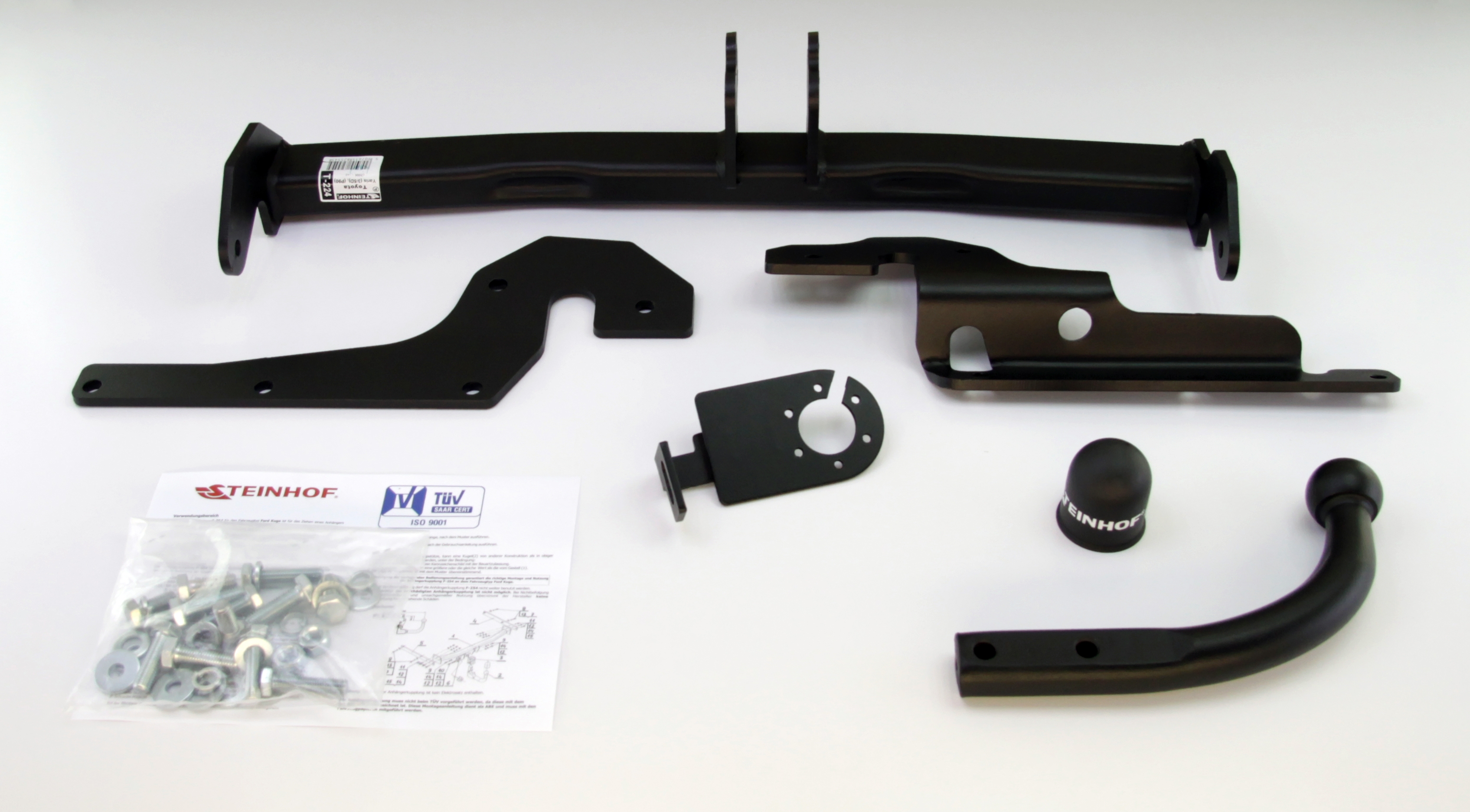 T-224 Vaste trekhaak Toyota Yaris Hatchback tussen bouwjaar 2006 en 10/2011